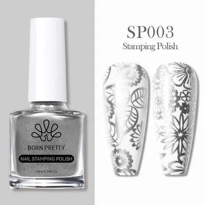 Stamping Polish - SP003 - Silver