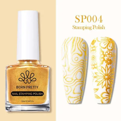 Stamping Polish - SP004 - Gold