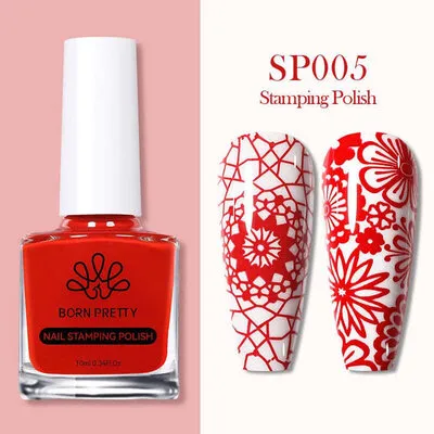 Stamping Polish - SP005 - Red