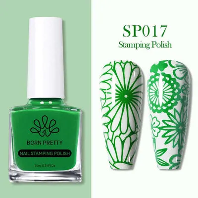 Stamping Polish - SP017 - Green