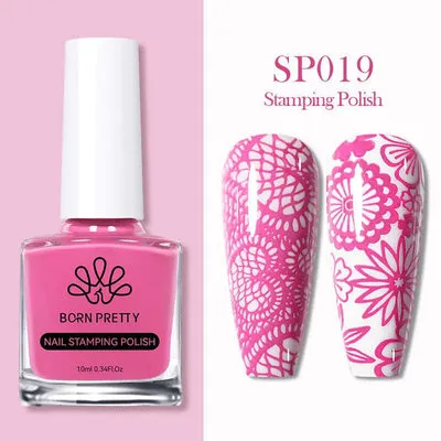 Stamping Polish - SP019 - Dark Pink