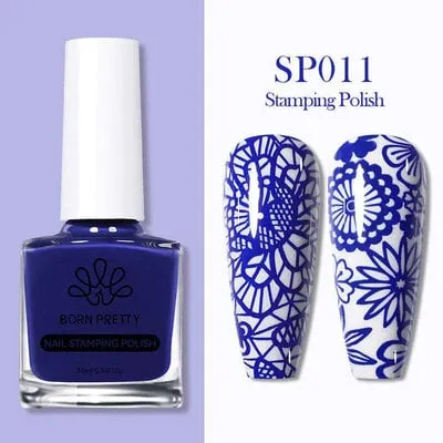 Stamping Polish - SP011 - Dark Blue