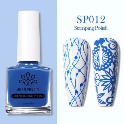 Stamping Polish - SP012 - Blue