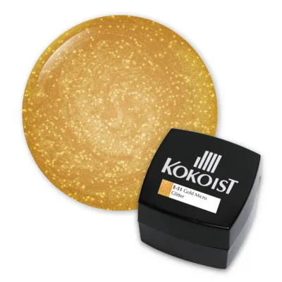 E051 - Gold Micro Glitter Gel