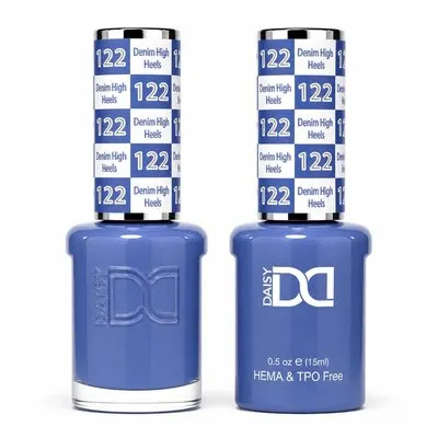 122 - Denim High Heels - Duo Polish
