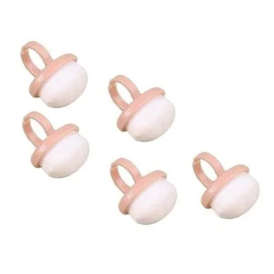 Mini Dust Brush - Pink/White - 5 pcs