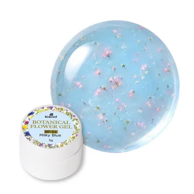 Botanical Flower Gel - Milky Blue - 5g