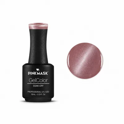 Gel Polish - Crystal Nude Cat Eye - Misty Rose