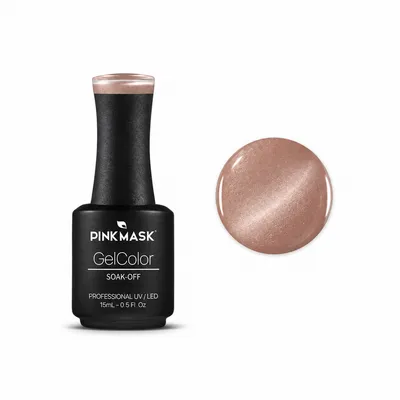 Gel Polish - Crystal Nude Cat Eye - Peach Glow